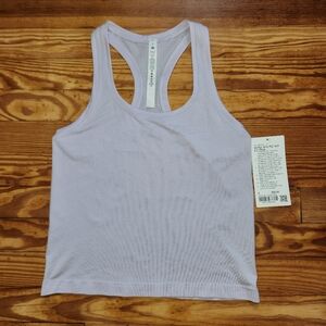 Lululemon Swiftly Tech Racerback 2.0 *Race Length in Lavender Dew. Size 6.